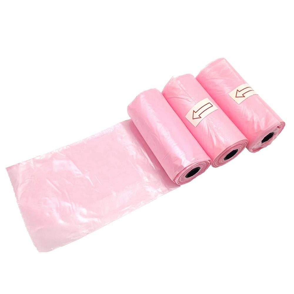 729f8e662ff9f6a57e402129e8d69b22 Plastic bags for dog excrement STRONG 8 rolls 120 pcs RC-K-778 pink
