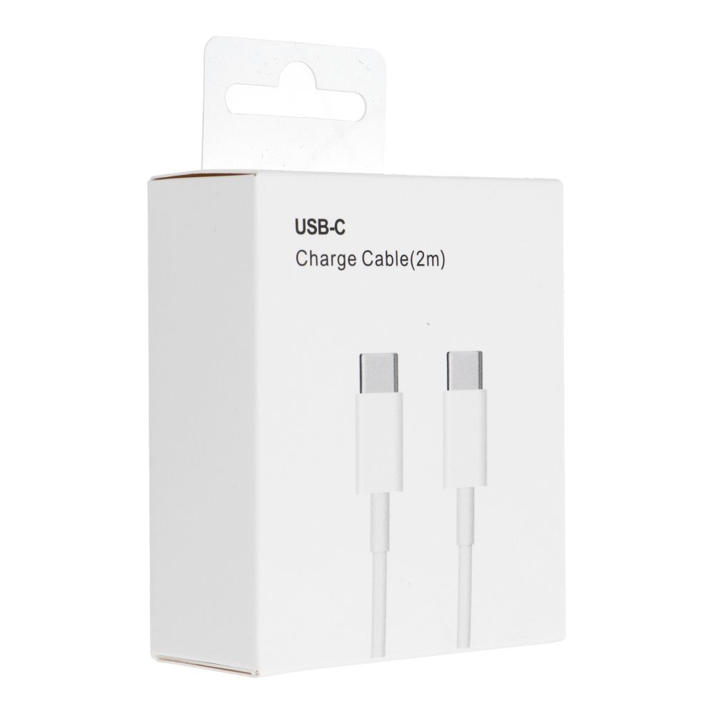 Cable Type C to Type C PD QC3.0 3A 30W HD26 BOX 2 m white