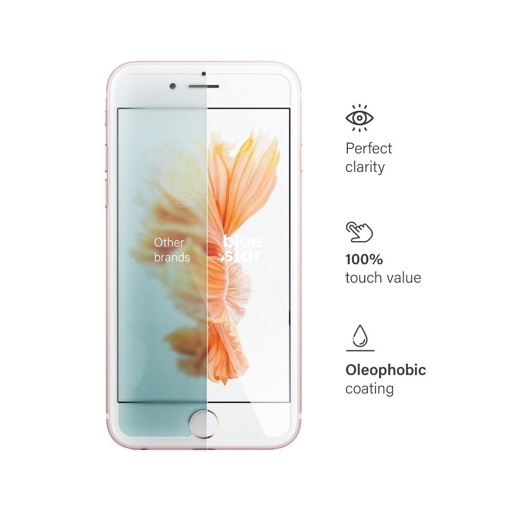Tempered Glass Blue Star - IPHONE 6 Plus