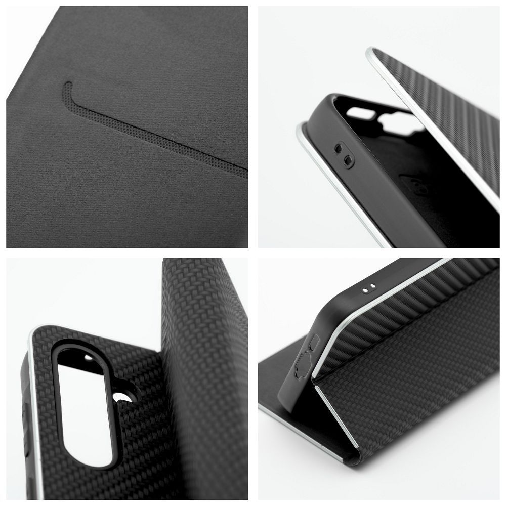 735362a6e6a25a155989cda3573d8c2c LUNA Book Carbon for HUAWEI P30 Pro black