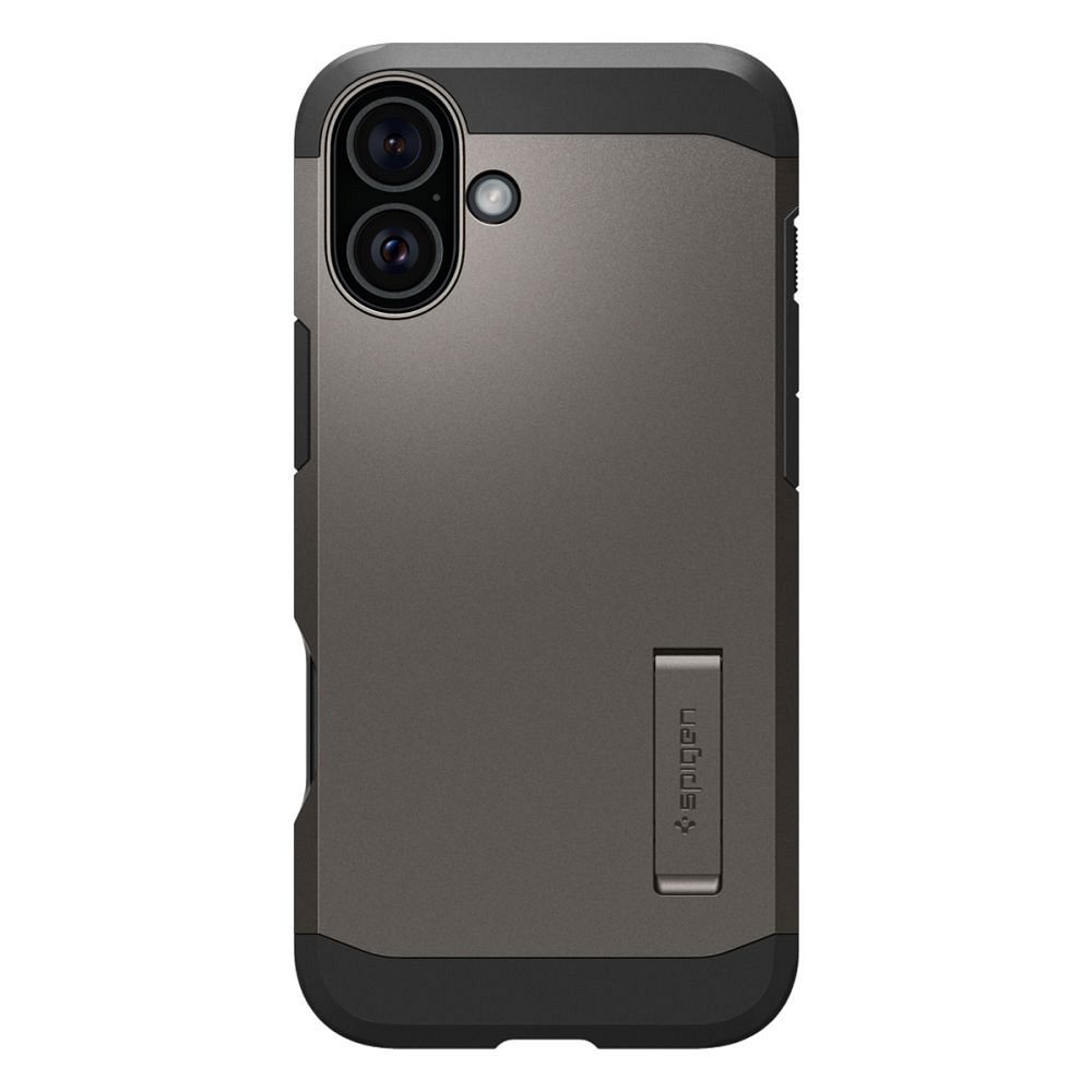 SPIGEN case TOUGH ARMOR MAG compatible with MagSafe for IPHONE 16 gunmetal