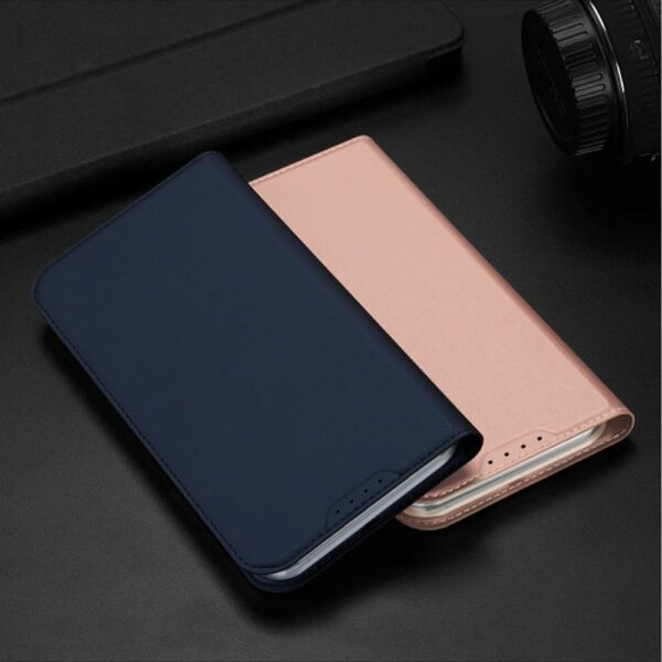 DUX DUCIS wallet case SKIN PRO for IPHONE 15 Plus blue