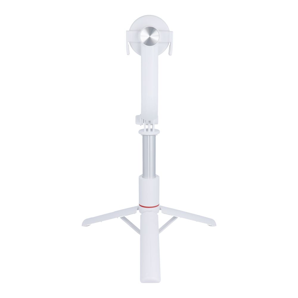 Selfie stick with wireless remote control tripod compatible with MagSafe SSTR-C09 white