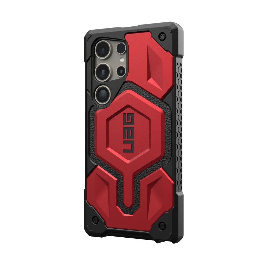 UAG Urban Armor Gear case MONARCH PRO with built-in magnet for SAMSUNG S24 Ultra 5G crimson