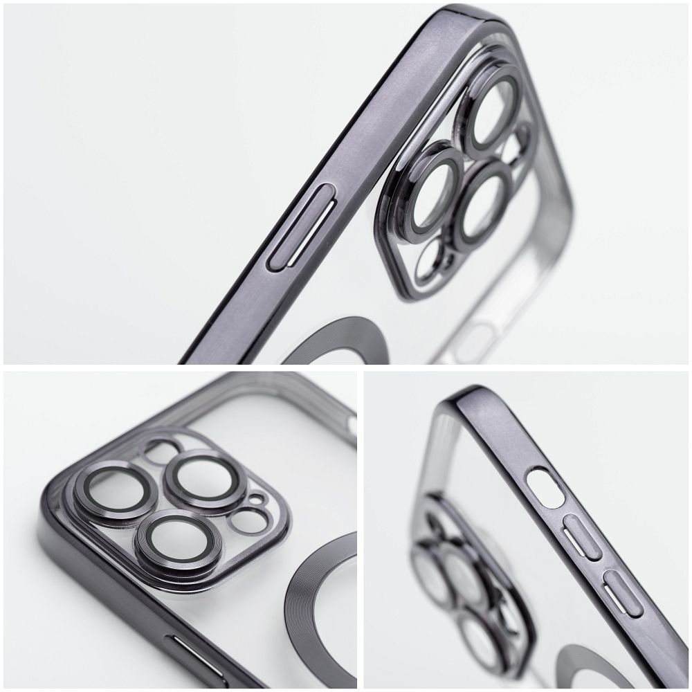 ELECTRO MAG COVER case compatible with MagSafe for SAMSUNG A56 black