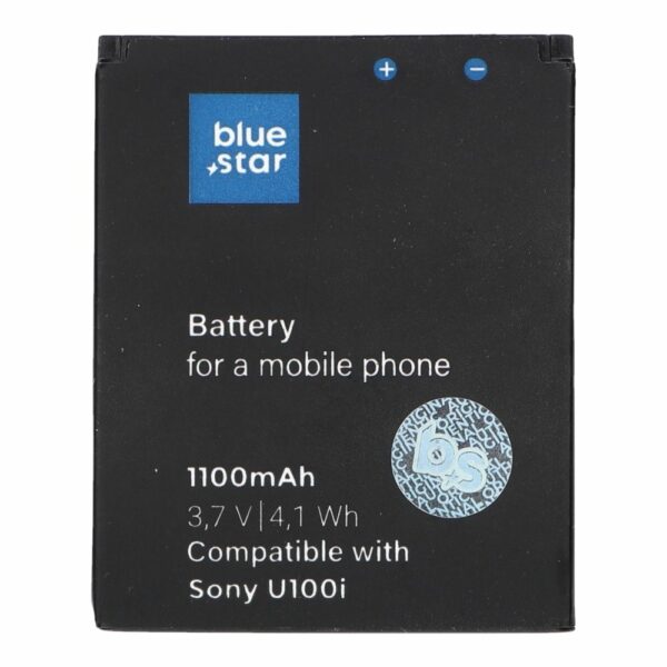 BLUE STAR battery for SONY ERICSSON U100 Yari / J10 / J10i2 ELM / Hazel 1100 mAh