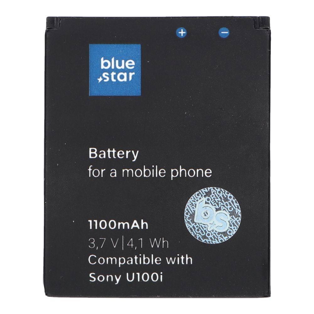 74e87cd1c6755957bf6bd5571f6a1d44 BLUE STAR battery for SONY ERICSSON U100 Yari / J10 / J10i2 ELM / Hazel 1100 mAh