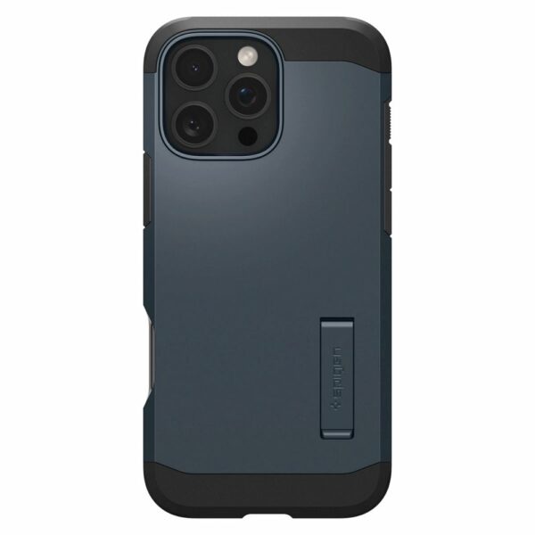 SPIGEN case TOUGH ARMOR MAG compatible with MagSafe for IPHONE 16 Pro metal slate