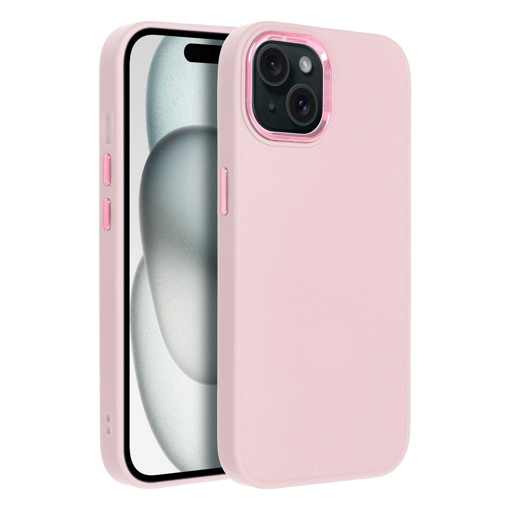 FRAME Case for IPHONE 15 powder pink