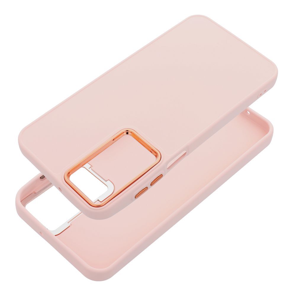 FRAME Case for XIAOMI Redmi Note 14 4G (GLOBAL - 164,84mm x 78,15mm x 8,16mm) powder pink