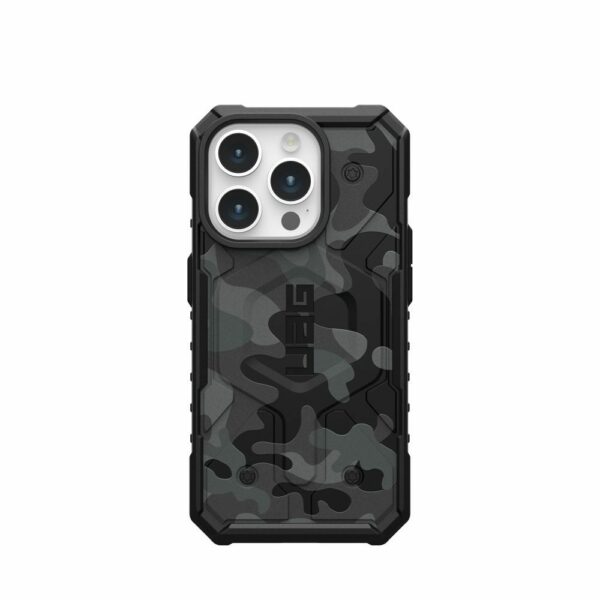 UAG Urban Armor Gear case PATHFINDER compatible with Magsafe for IPHONE 15 Pro midnight camo