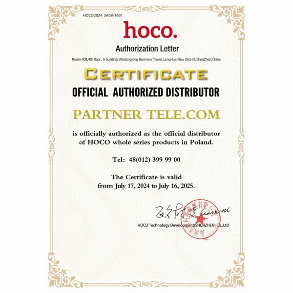 HOCO cable Type C to Lightning PD 2,4A 20W X94 1 m gold