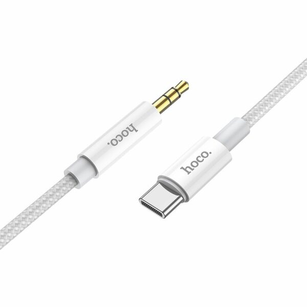 HOCO cable AUX Jack 3,5 mm to Type C UPA19 1 m silver