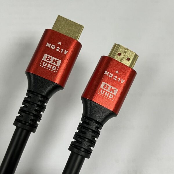 Cable HDMI 2.1 8K 60Hz / 4K 120Hz – Ultra High Speed, HDR, eARC, VRR, 48Gbps 1 m black