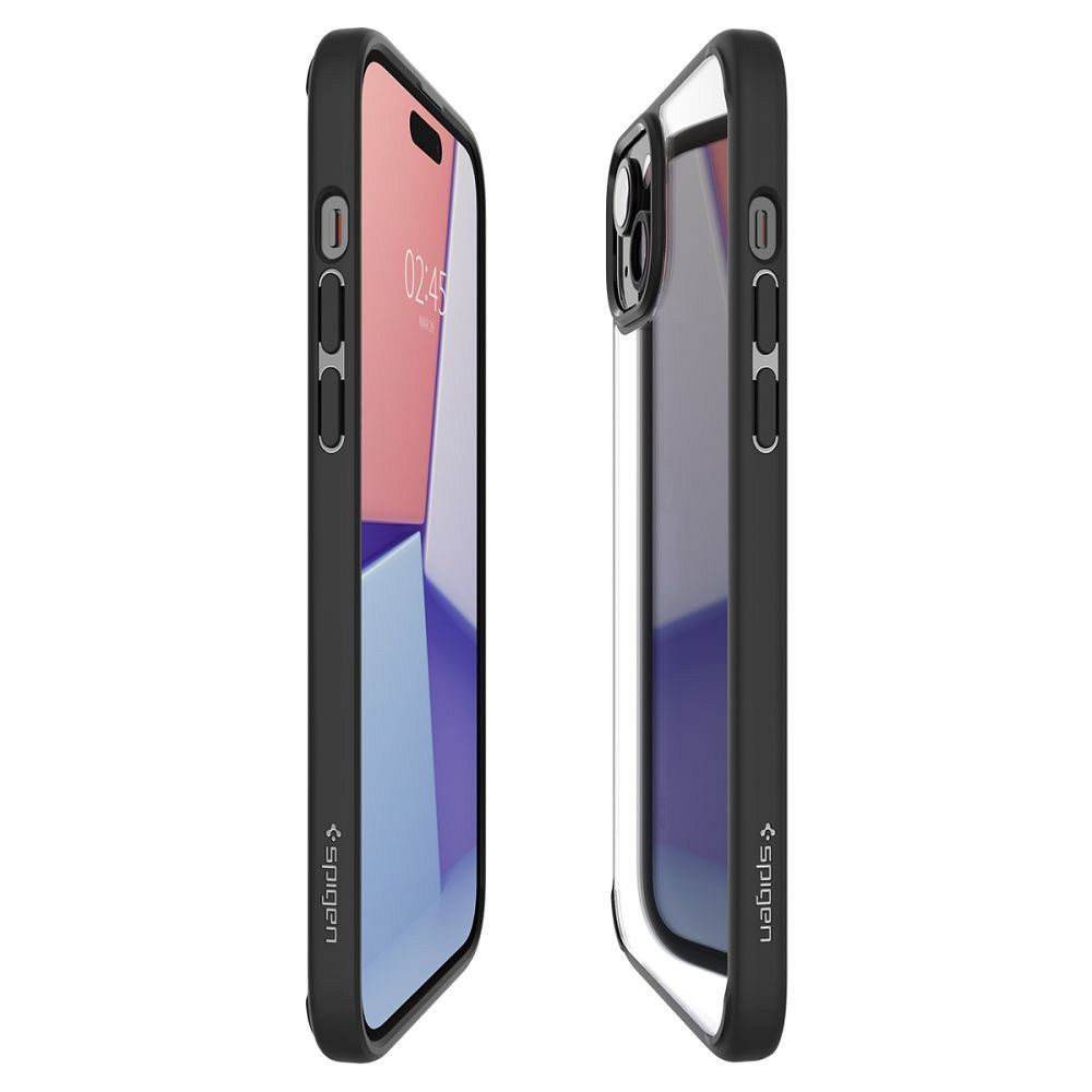 SPIGEN case ULTRA HYBRID for IPHONE 15 Plus matte black
