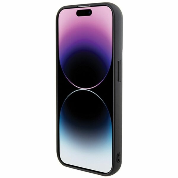 KARL LAGERFELD case for IPHONE 14 Pro Max KLHCP14XGSAKCPK (Gripstand Saffiano KC PIN) black