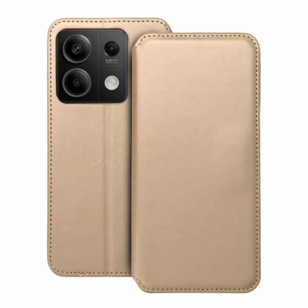 DUAL POCKET Book case for XIAOMI Redmi Note 13 5G gold