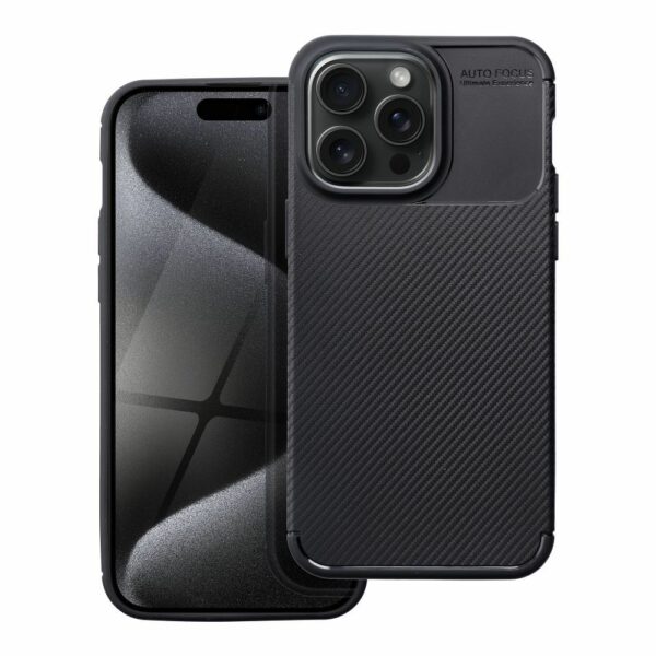 Case CARBON PREMIUM for IPHONE 15 Pro Max black