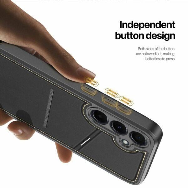 DUX DUCIS case RAFI II MAG with stand compatible with MagSafe for SAMSUNG A35 black