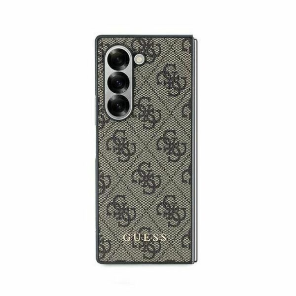 GUESS case for SAMSUNG Z Fold 6 GUHCZFD6GF4GBR (HC PU 4G Charm) brown