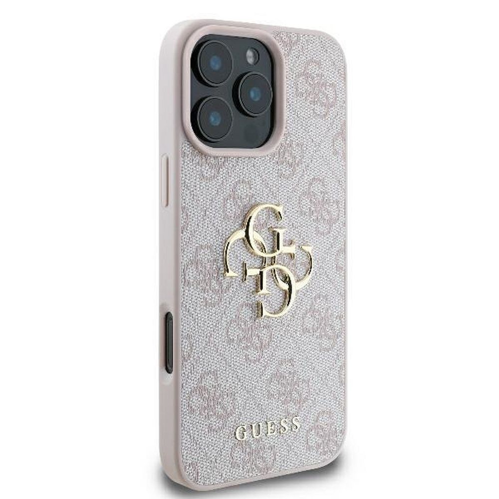 GUESS case for IPHONE 16 Pro Max GUHCP16X4GMGPI (4G PU Big Logo) pink