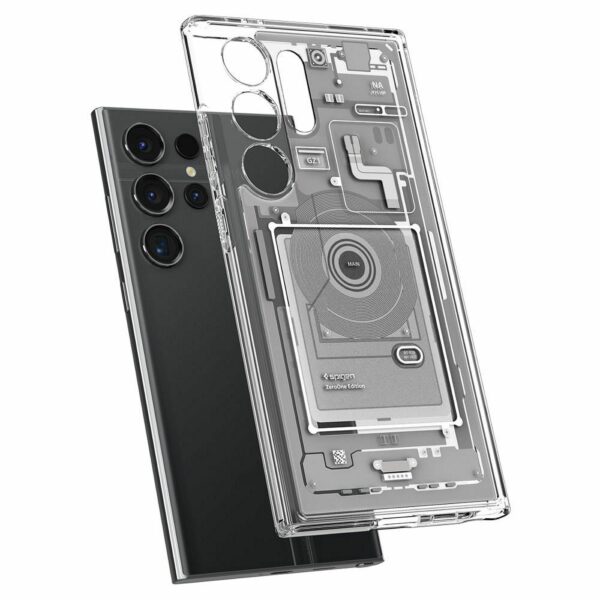 SPIGEN case ULTRA HYBRID for SAMSUNG S24 Ultra zero one white