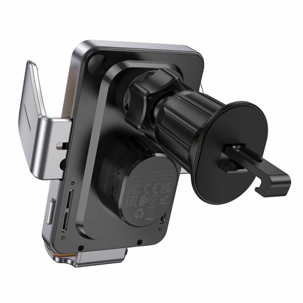 HOCO car holder with wireless charging for air vent 15W HW7 gray
