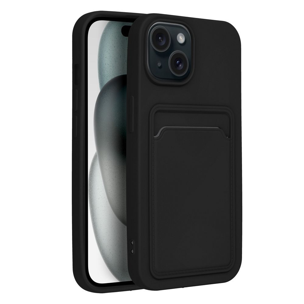 CARD case for IPHONE 15 black