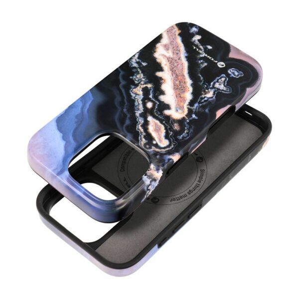 FORCELL F-PROTECT Mirage, Military Drop-Tested case compatible with MagSafe for IPHONE 15 gold island