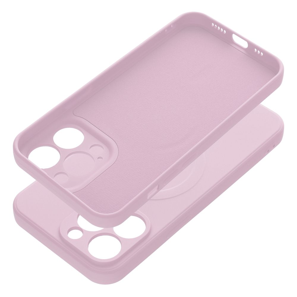 SILICONE MAG COVER case compatible with MagSafe for IPHONE 13 Pro pink