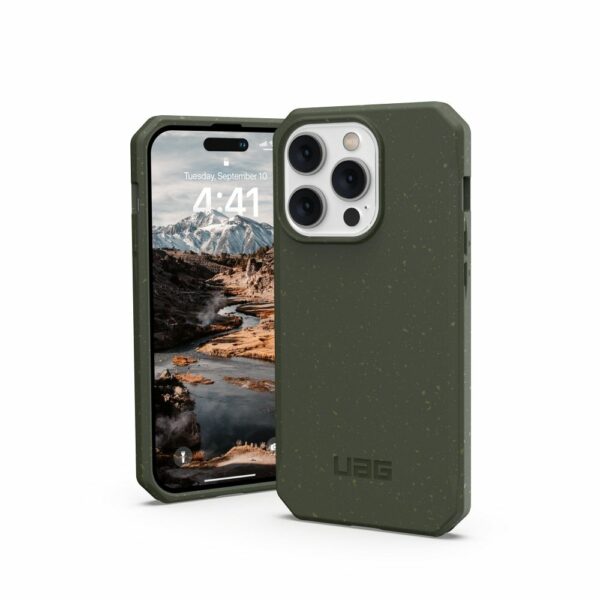 UAG Urban Armor Gear case BIODEGRADABLE OUTBACK for IPHONE 14 Pro Max green