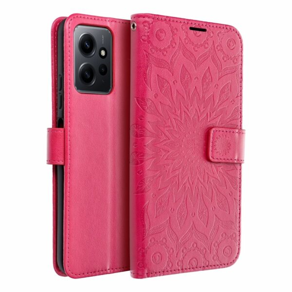 MEZZO Book case for XIAOMI Redmi Note 12 4G mandala magenta