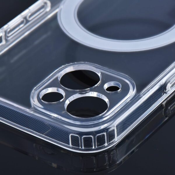 CLEAR MAG COVER (MID) case compatible with MagSafe for SAMSUNG S24 Ultra transparent