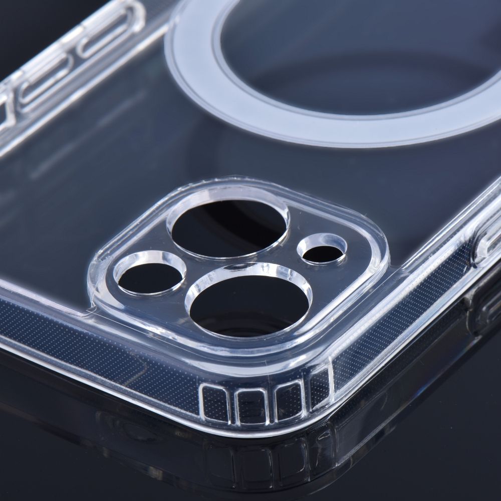 CLEAR MAG COVER (MID) case compatible with MagSafe for SAMSUNG S24 Ultra transparent