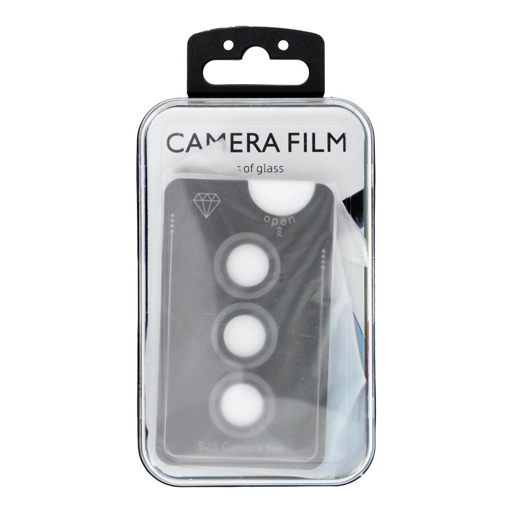 Camera PROTECTOR 9H for SAMSUNG S25 balck
