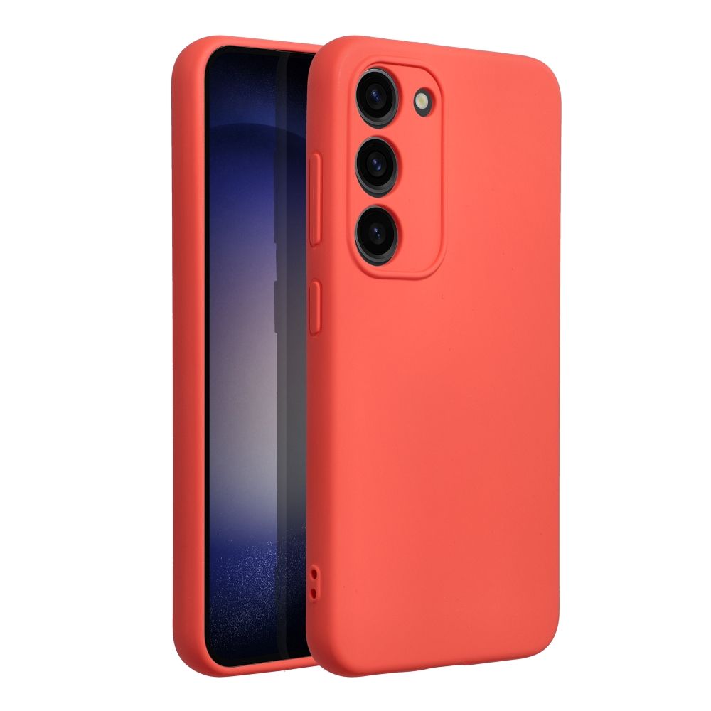 SILICONE case for SAMSUNG S23 peach