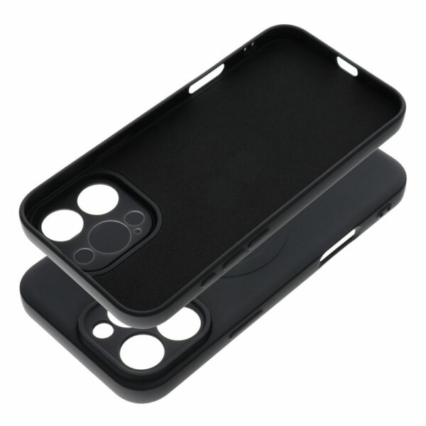 SILICONE MAG COVER case compatible with MagSafe for IPHONE 16 Pro Max black