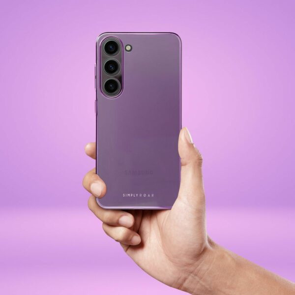 ROAR case PURE SIMPLE FIT for SAMSUNG S24 / S25 purple
