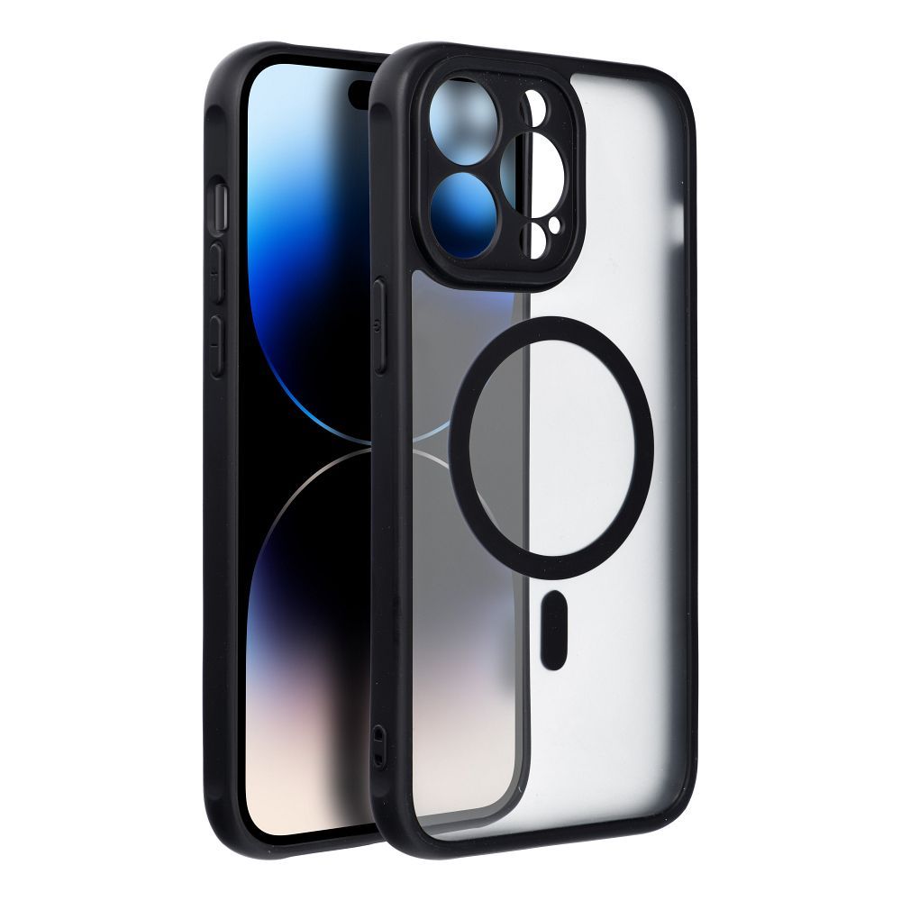 FULL MATTE MAG COVER case compatible with MagSafe for IPHONE 14 Pro Max black