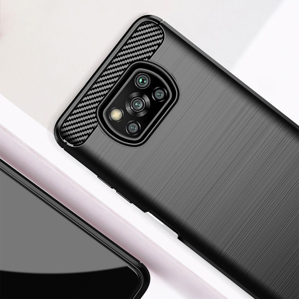 CARBON case for XIAOMI POCO X3 black
