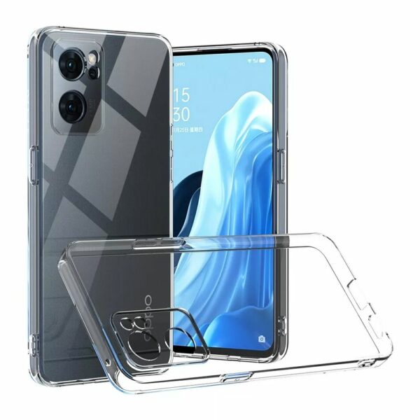 BACK CASE ULTRA SLIM 0,5 mm forOPPO Reno 7 5G T transparent