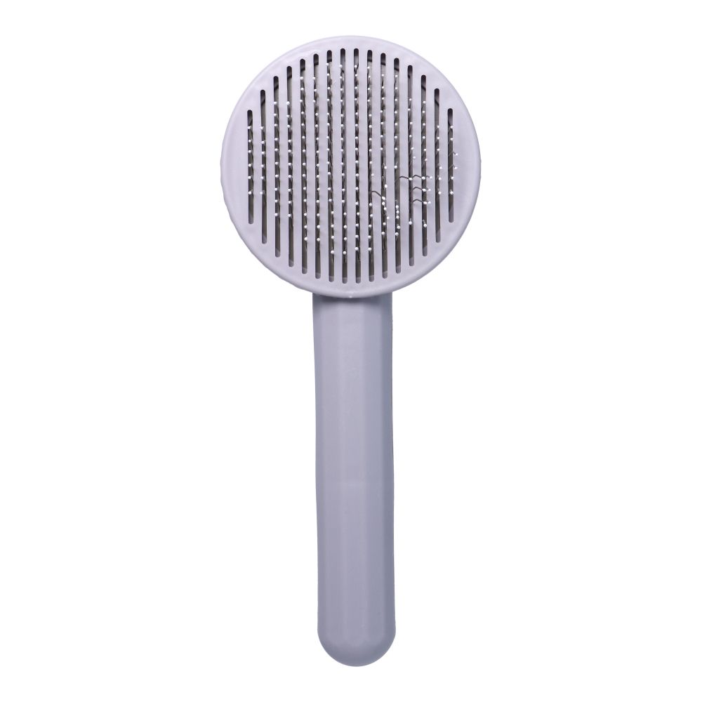 7b99b6d4d1895e4ae5c82a3c81dd3804 Self-cleaning brush for dog / cat fur RC-K-818 gray