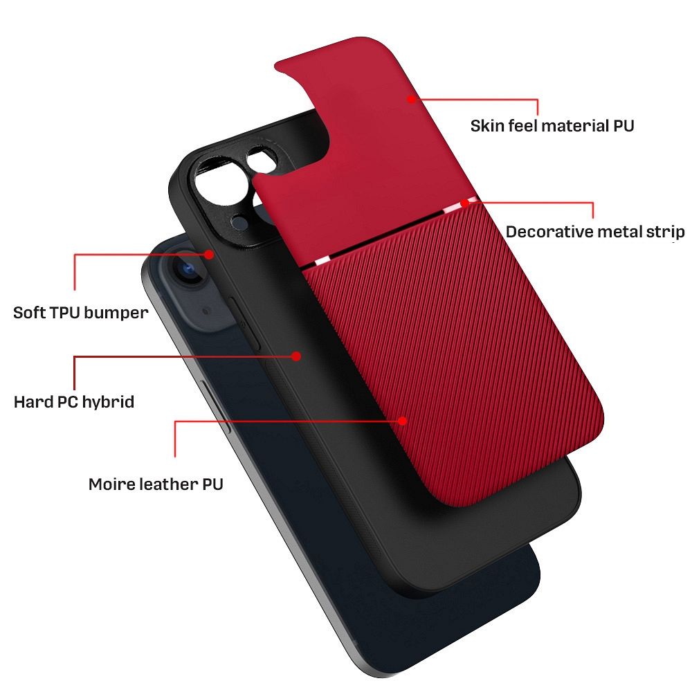 NOBLE Case for IPHONE 16 Plus red