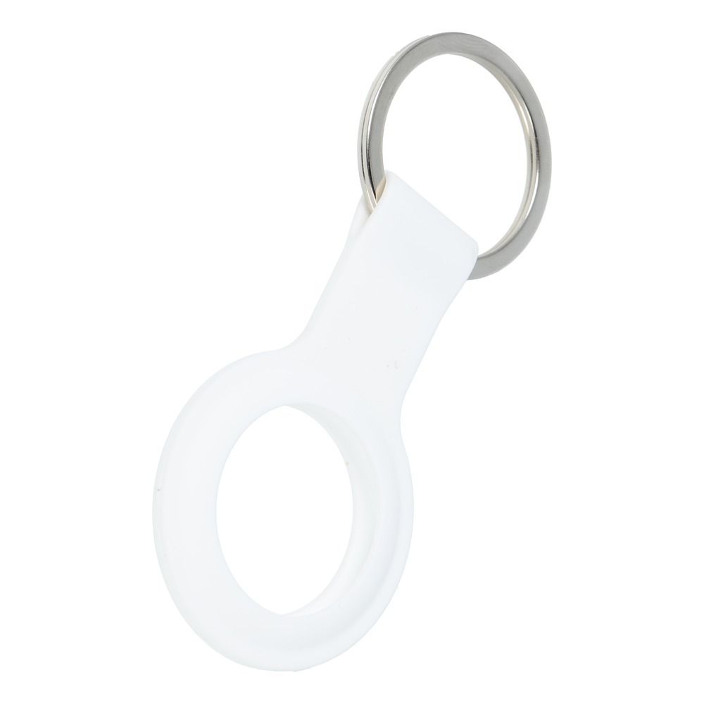 7be0b60207a2d3733ee72689481b7d10 SILICONE locator holder for AIRTAG / FORCELL F-TAG white