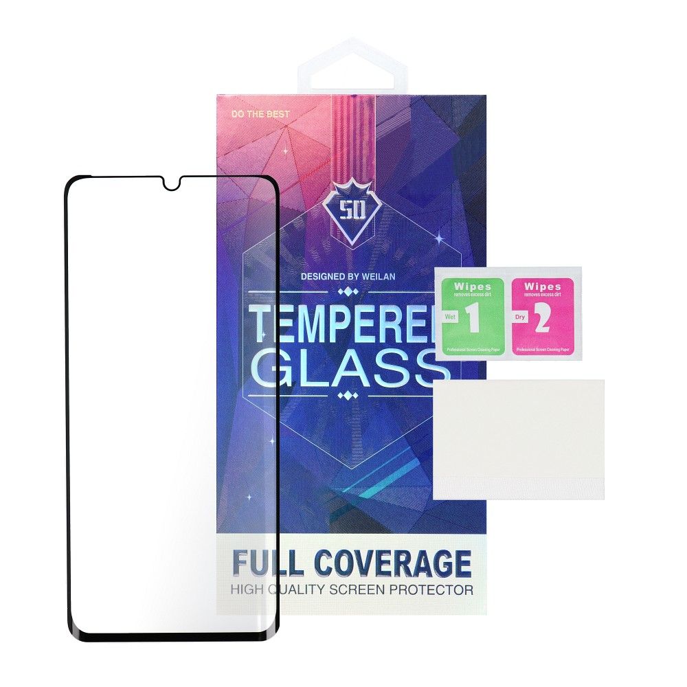 5D Full Glue Tempered Glass - for Xiaomi Redmi 14C black