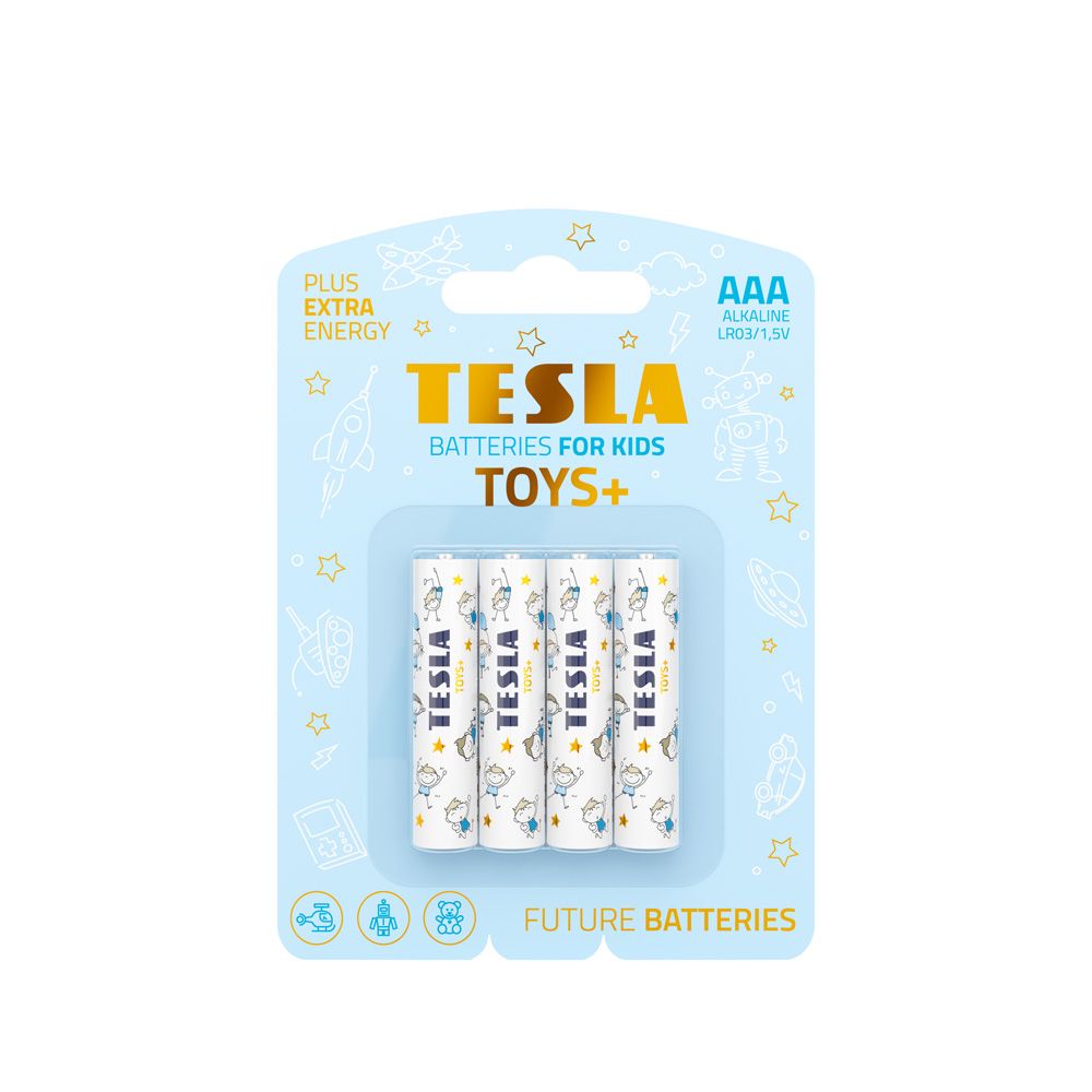 TESLA alkaline battery R3 (AAA) TOYS+ BOY [4x120] 4 pcs