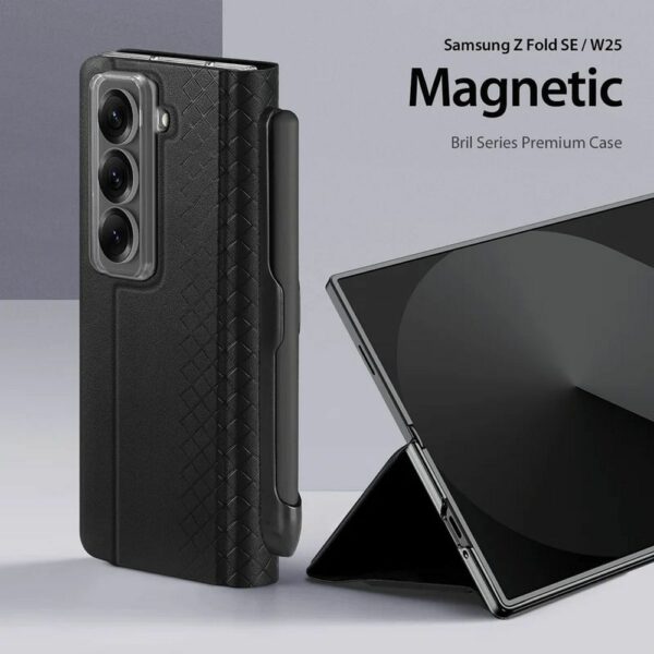 DUX DUCIS case BRIL with pen holder for SAMSUNG Z Fold SE/W25 black