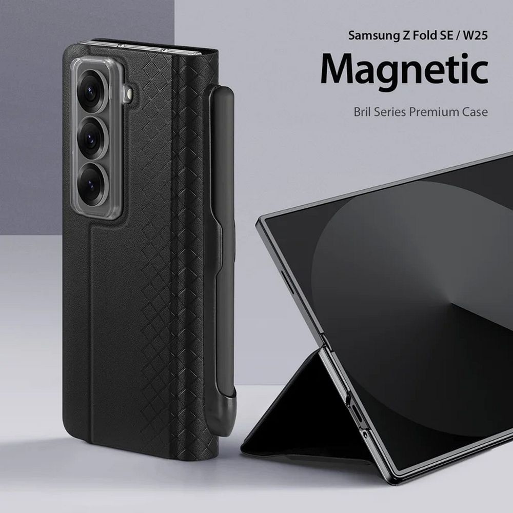 DUX DUCIS case BRIL with pen holder for SAMSUNG Z Fold SE/W25 black