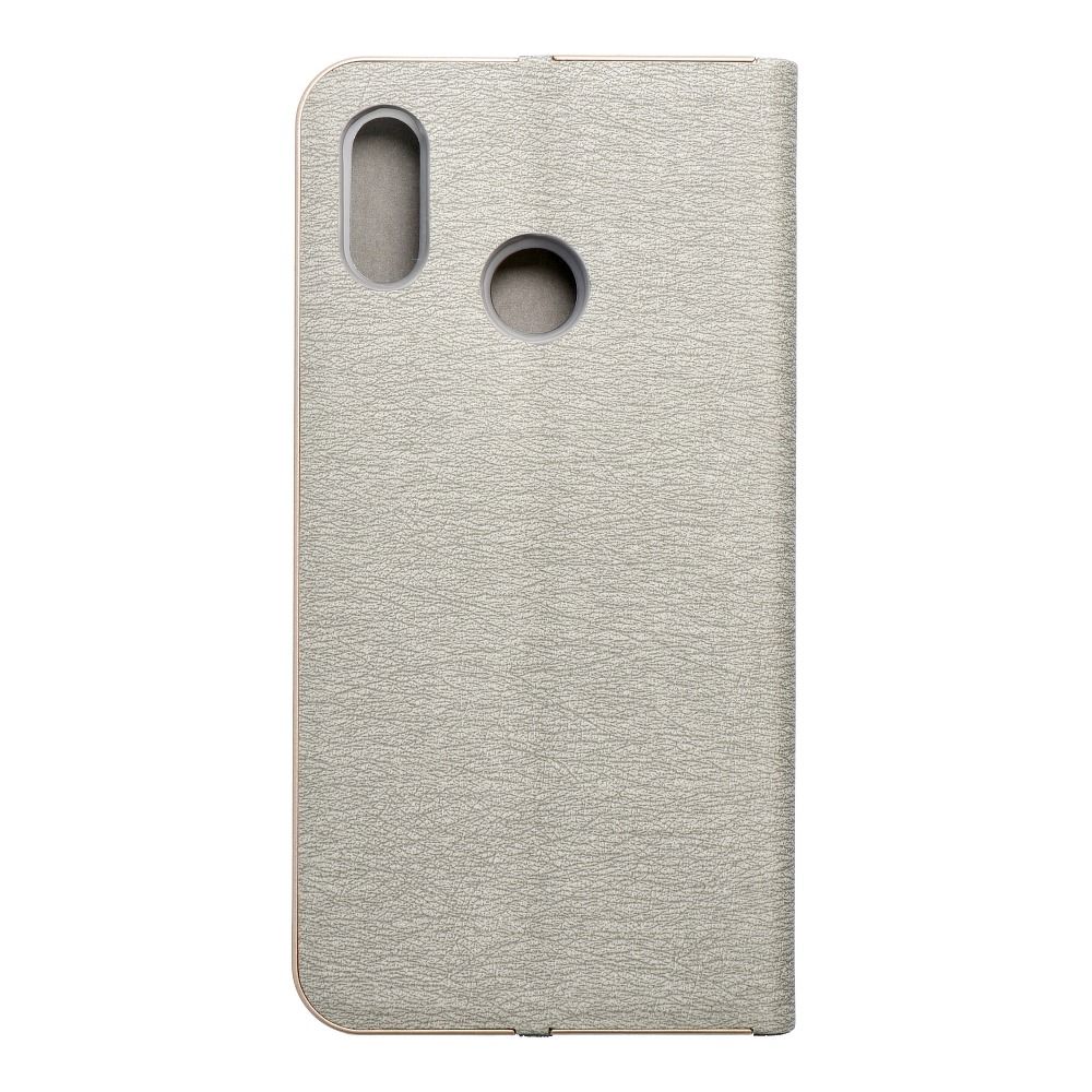 7c870708950fa8d746daedadca5f0c3a LUNA Book Gold for HUAWEI P20 Lite silver