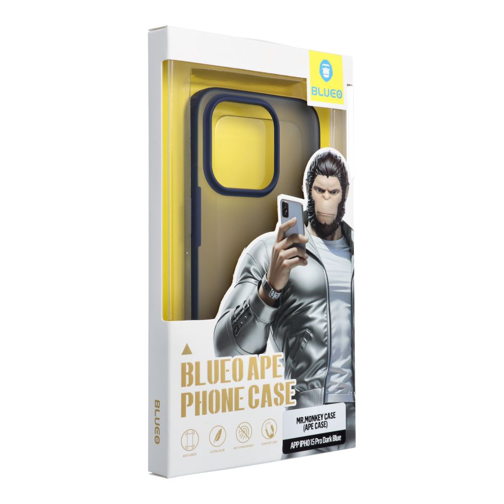 BLUEO APE Phone Case - Apple iPhone 15 Pro blue